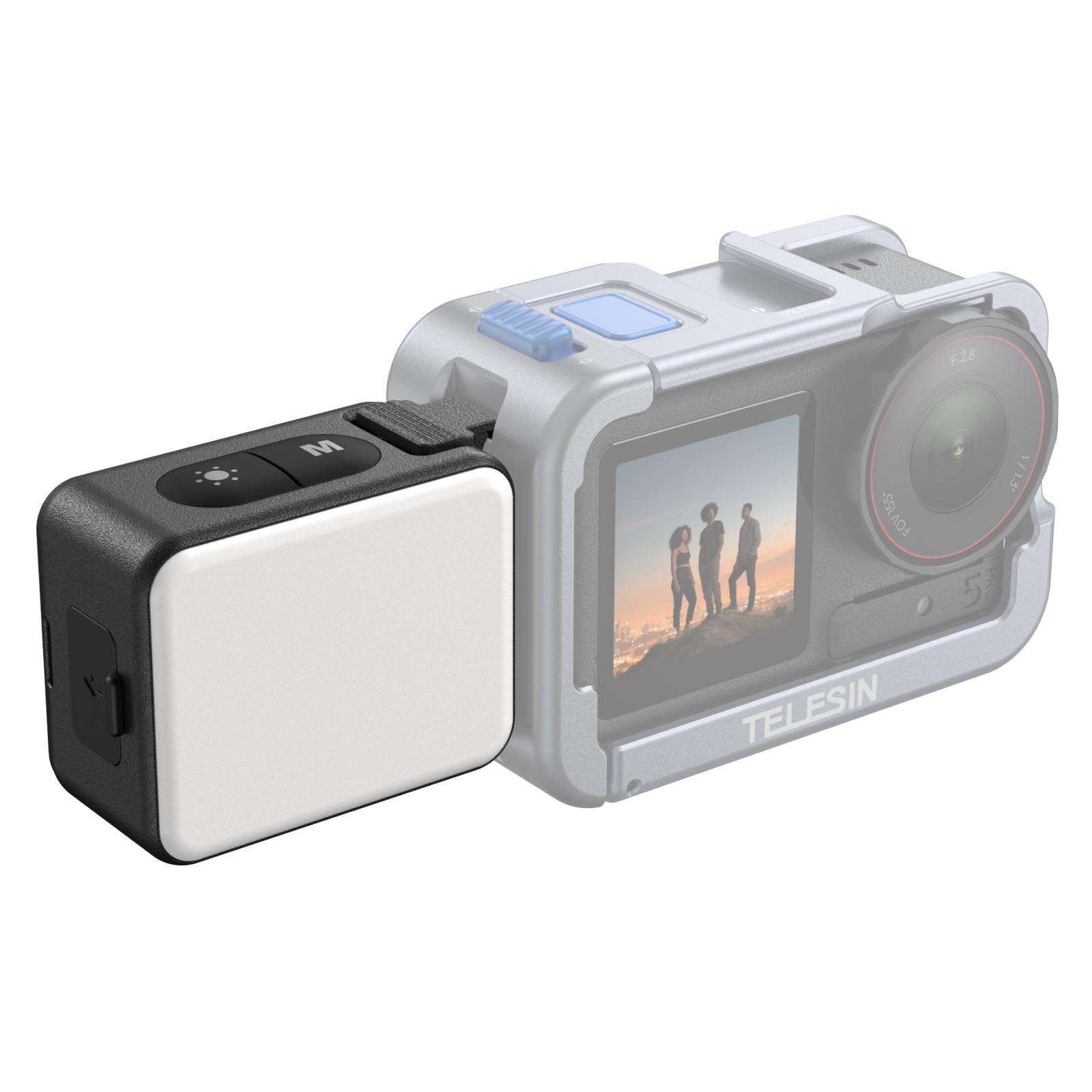 Quick Release Fill Light for DJI Osmo Action 5 4 3 / Osmo 360 / Osmo Nano