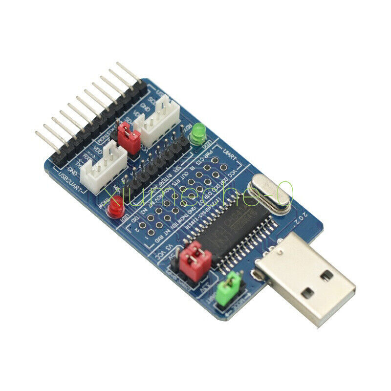 ALL IN 1 Multifunctional USB to SPI/I2C/IIC/UART/TTL/ISP serial Adapter
