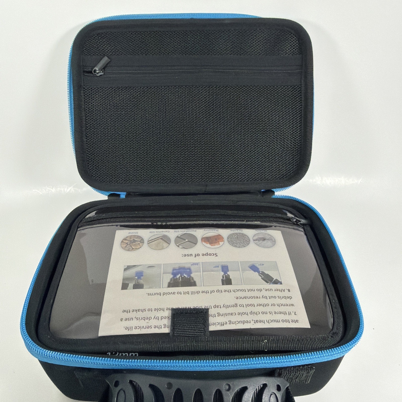 ZNXIMER Diamond Tile Drill Bits Set - 10 Piece with Case