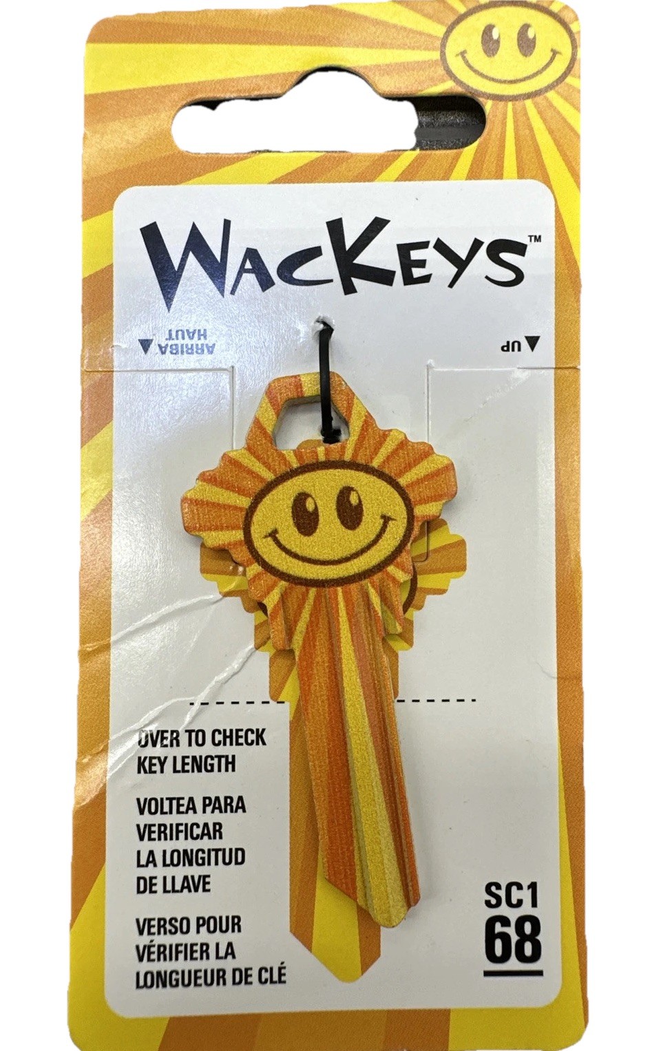 Wackeys Yellow Smiley Sun Key SC1 68 #89919