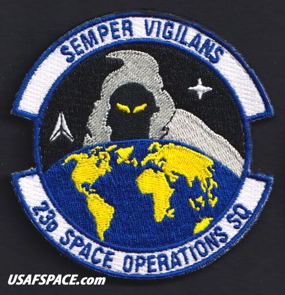 USAF 23rd SPACE OPERATIONS SQUADRON - AIR FORCE 3.75" PATCH on VEL