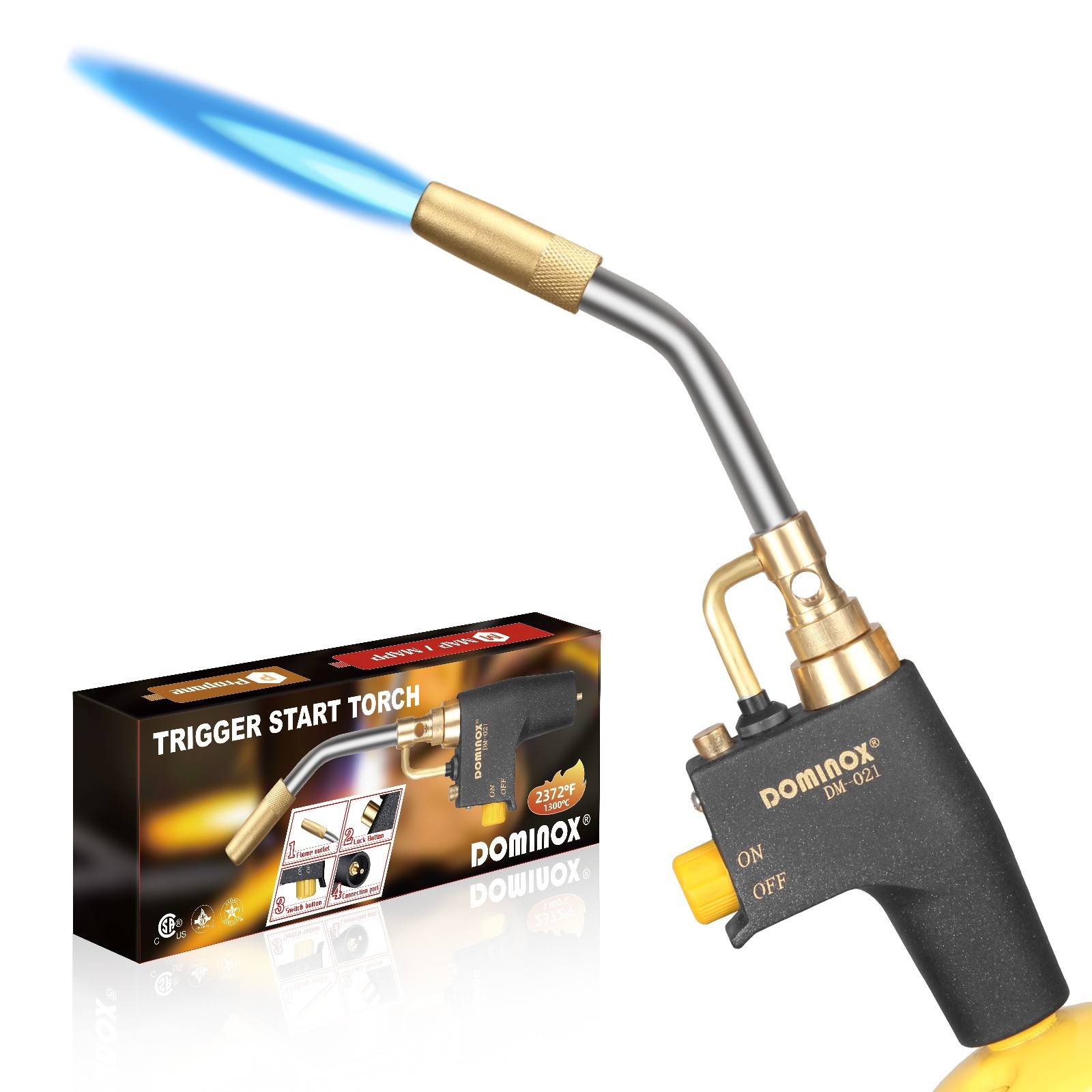 Propane Torch Head Mapp Gas Torch Map GasTorch Kit Welding Torch Brazing Torch
