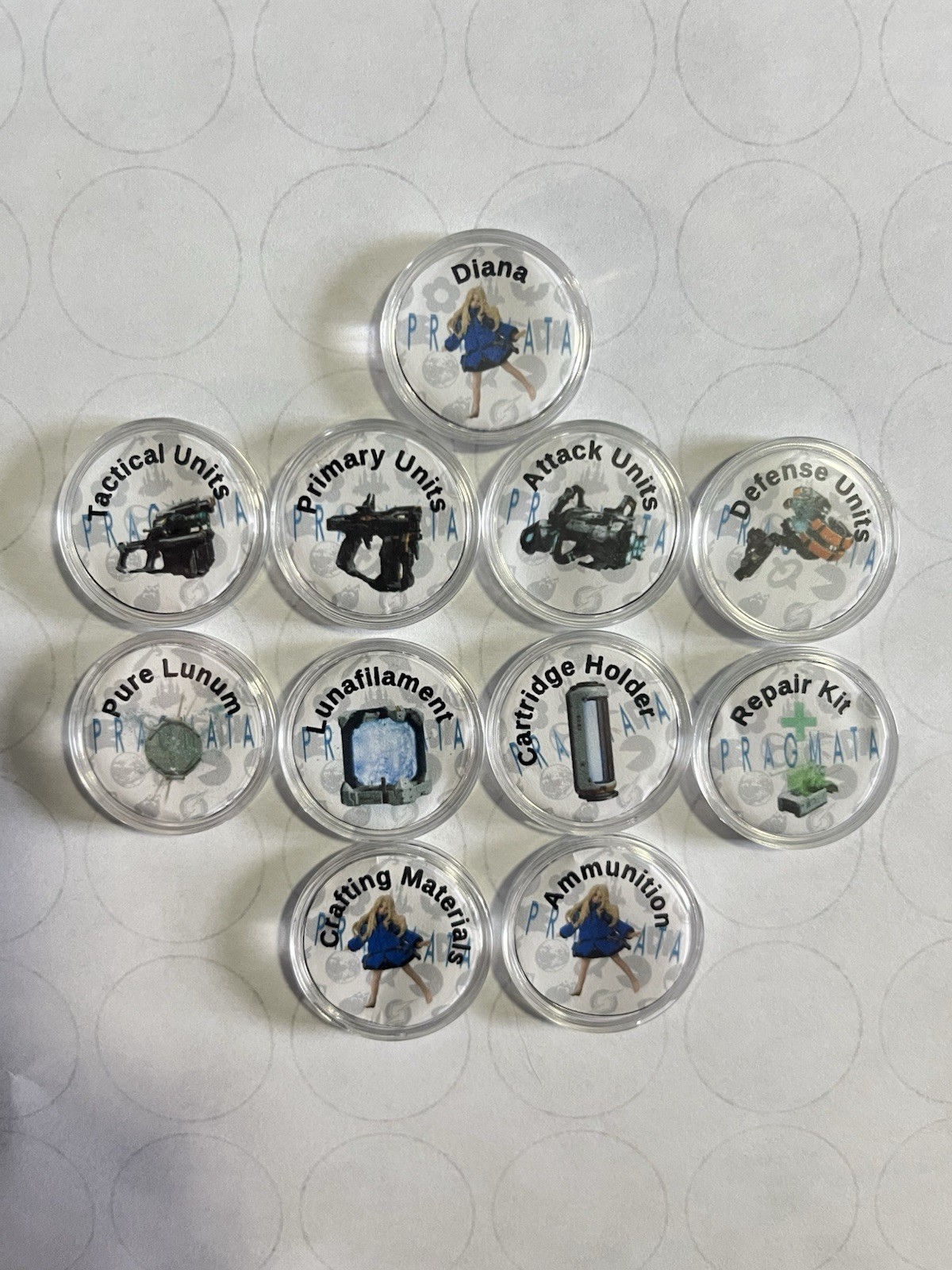 11pc Pragmata - Diana Coins for Switch 1 & 2