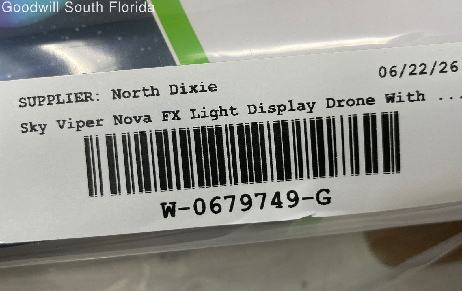 Sky Viper Nova FX Light Display Drone & Control With Accessories Not Tested