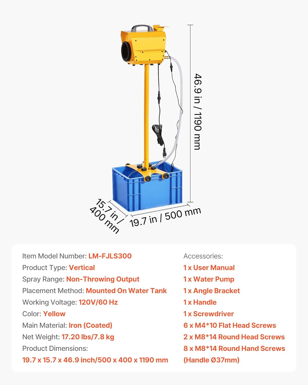 VEVOR Foam Machine, Adjustable Angle Control Foam Cannon Party Machine, Bubble C