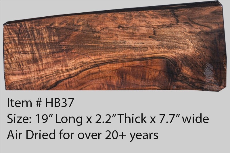 Turkish walnut gun stock blank for shotguns hb37