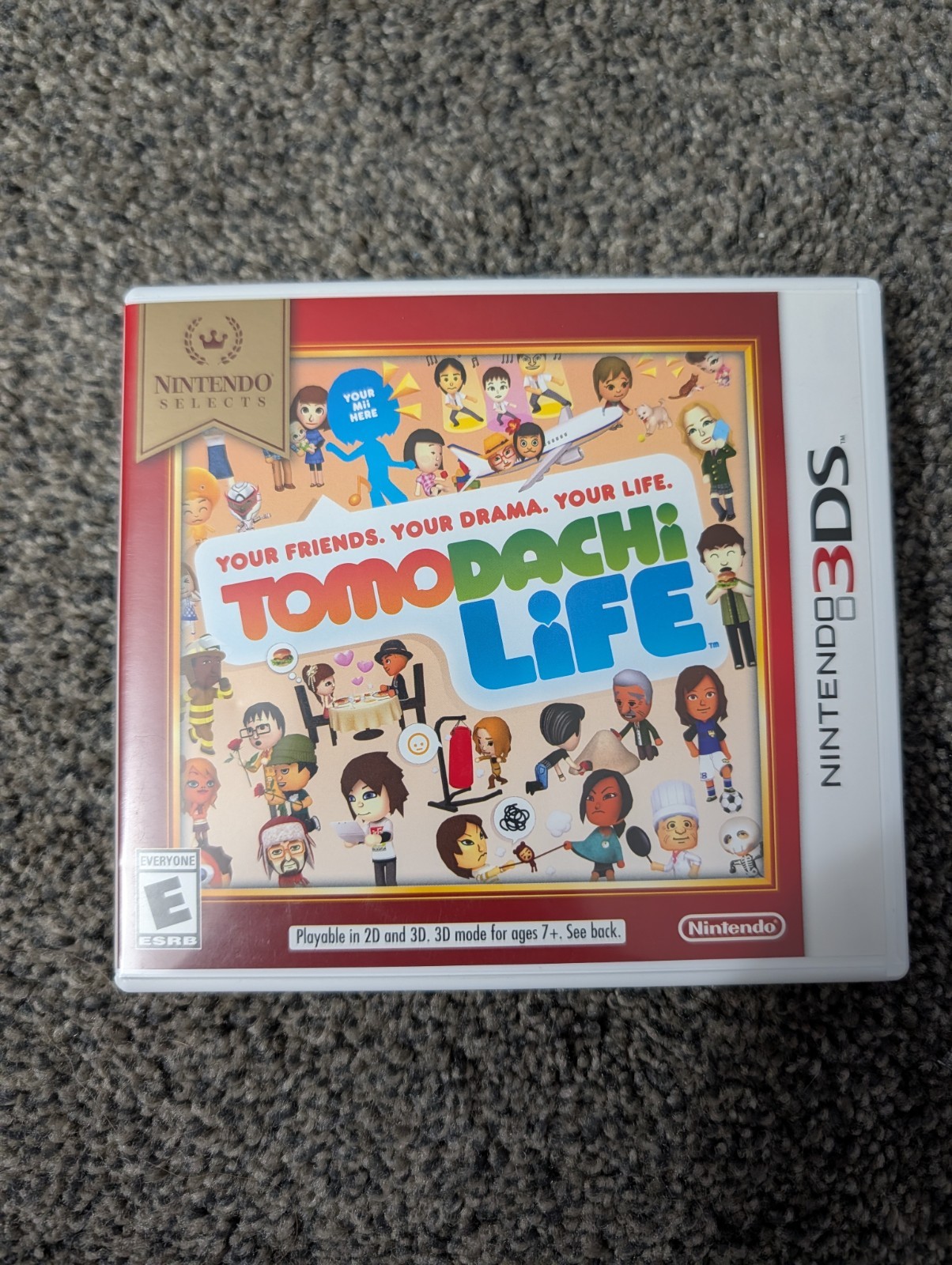 Tomodachi Life for Nintendo 3DS CASE ONLY **NO GAME**