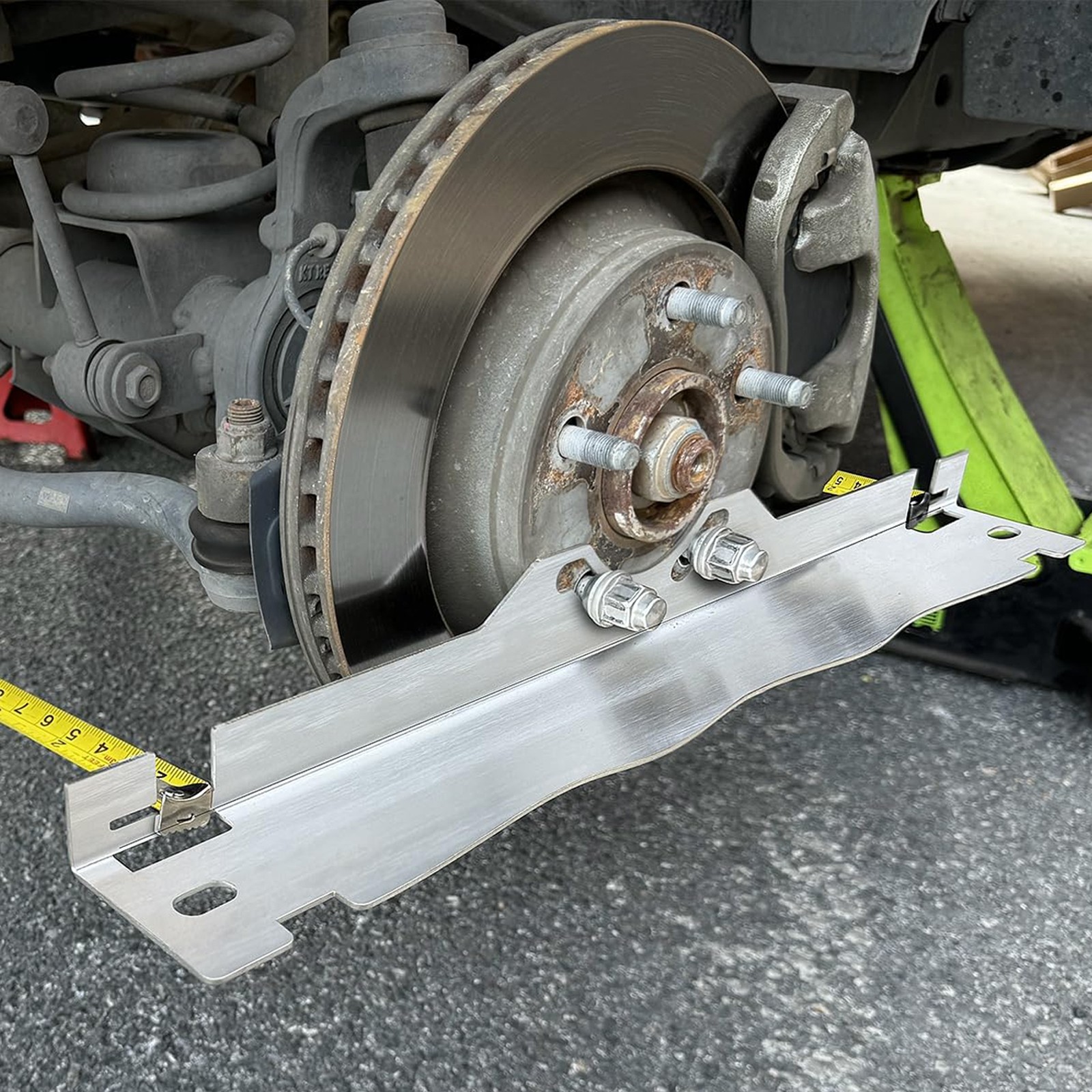 Toe Alignment Tool Plates With 2 Tape Measures, Car Wheel Alignment Gauge Set US