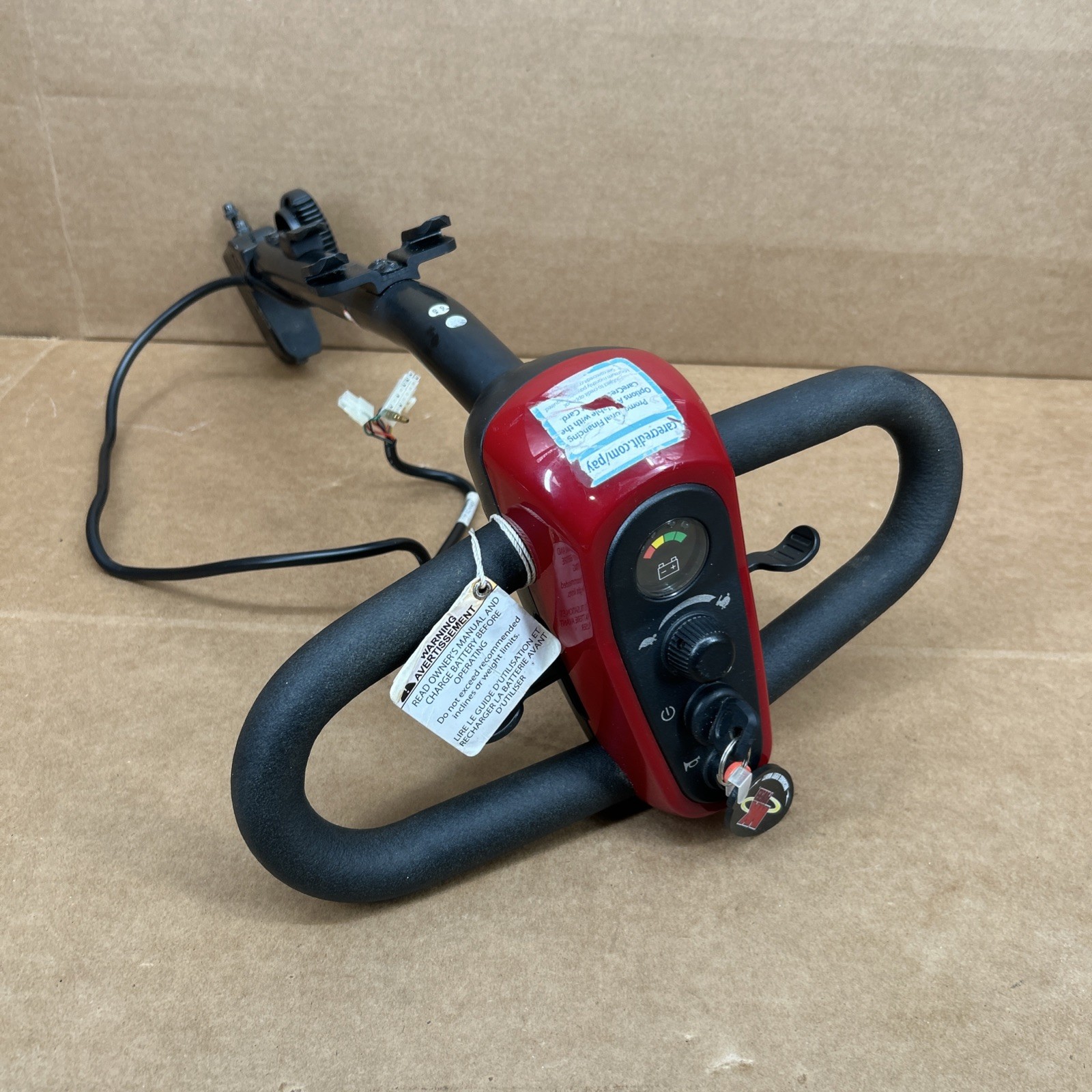 Golden Mobility Scooter BuzzAround LT Mod# WTBL Tiller Dash Board Speed Control