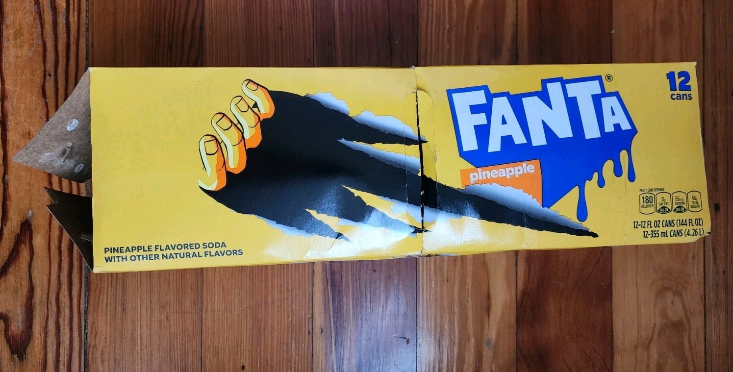 Fanta Halloween 2 (2025) (12 pack) Michael Myers , Pineapple EMPTY BOX ONLY