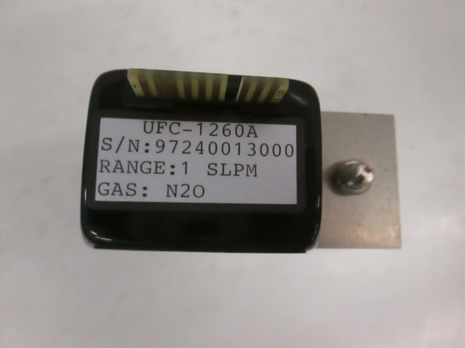 UFC-1260A, Mass Flow Controller MFC, N2O, 1 SLPM, Rfrb