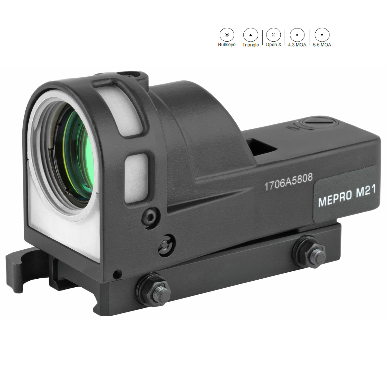 Meprolight Mepro M21 Reflex Rifle Sight 12 MOA Bullseye Reticle Self Illuminated