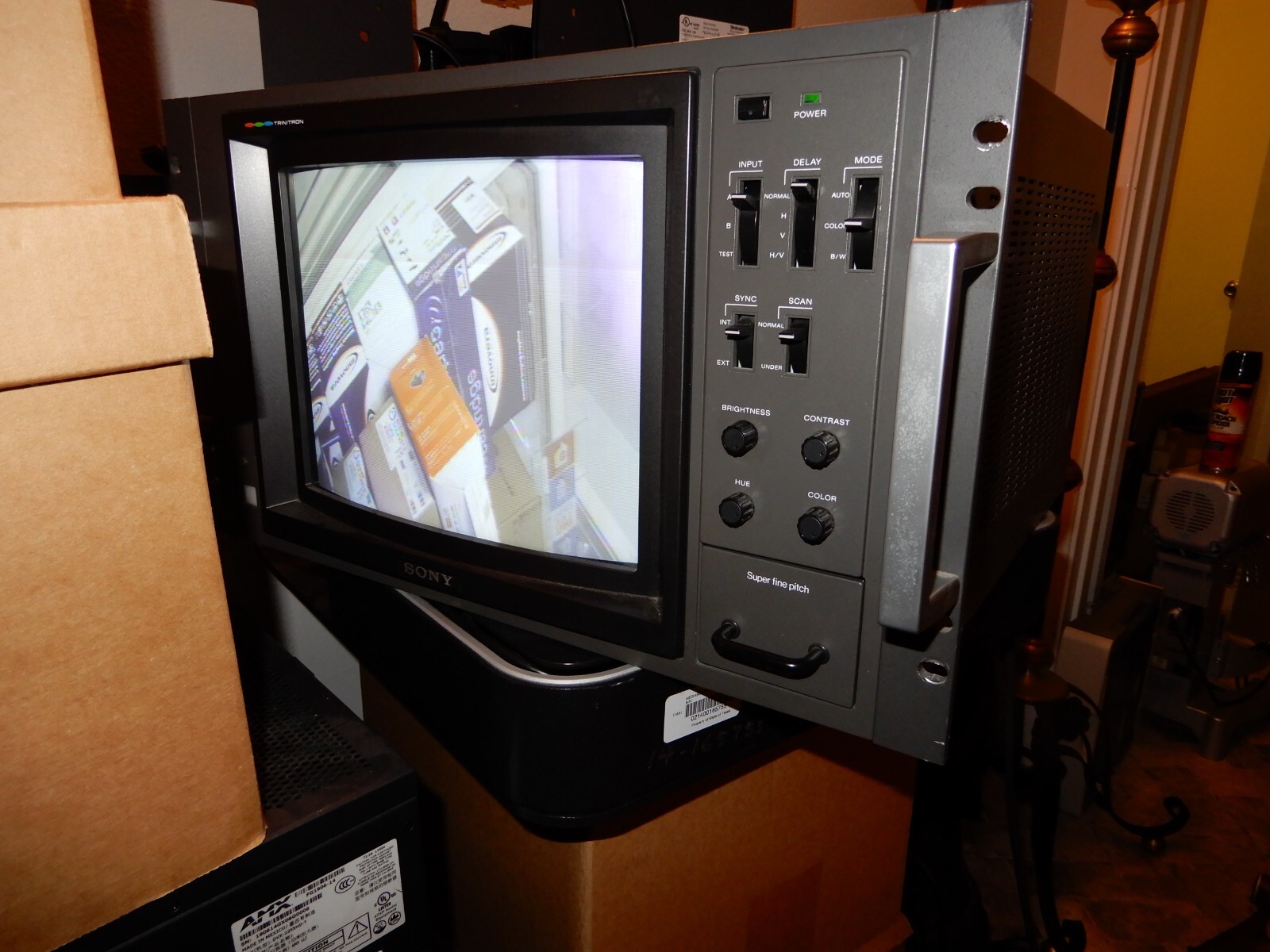 Sony Trinitron PVM-1220 TV / Monitor 12" Color Video Surveillance CRT Monitor
