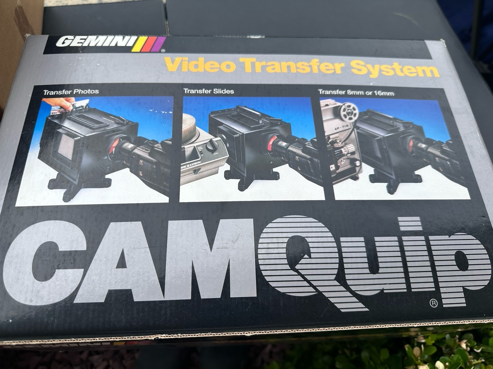 Gemini CAMQuip CQ700 Video Transfer System Photo Slide 8mm 16mm Film Converter N