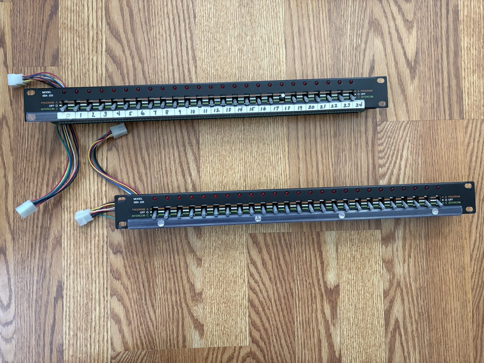 Lot Two (2) Bogen  SBA225 25 Station Control Units-Untested from A School