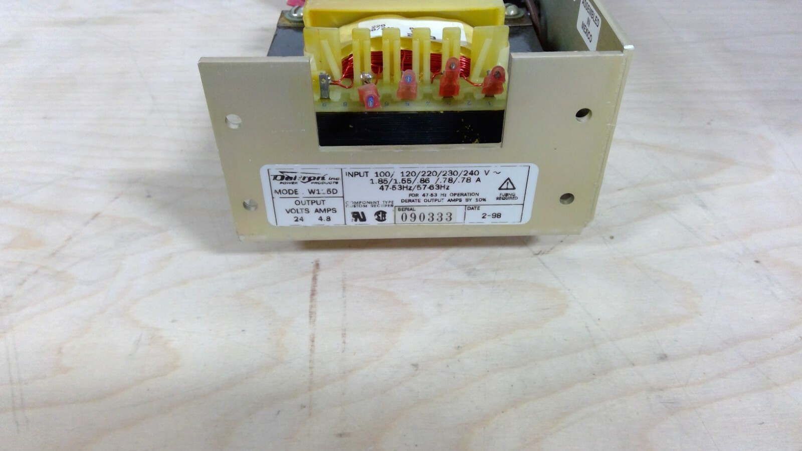 Deltron W115D Power Supply