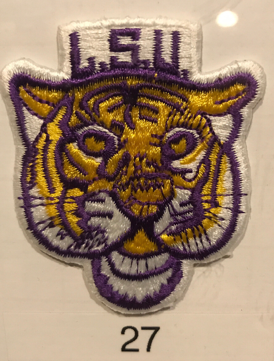 LOUISIANA STATE University LSU TIGERS ~ VTG NEW Embroidered Patch NCAA College