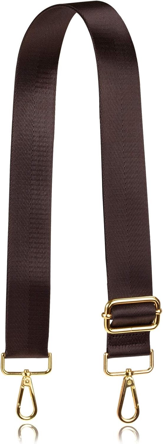 Wide Purse Strap Replacement Crossbody Shoulder Bag Adjustable Leather Tan 48 In