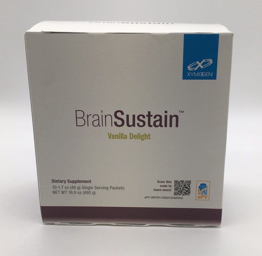 XYMOGEN BRAINSUSTAIN VANILLA DELIGHT 10 SINGLE SERVE PACKETS EXP 11/26