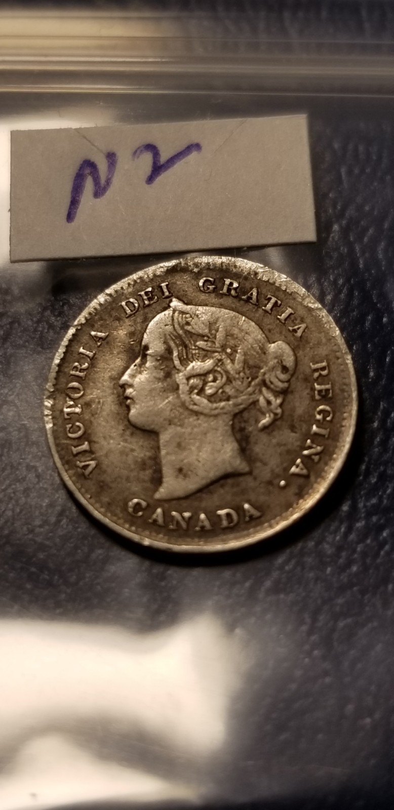 Canada 1898 Silver 5 Cent Rare Coin As Shown Idn2.