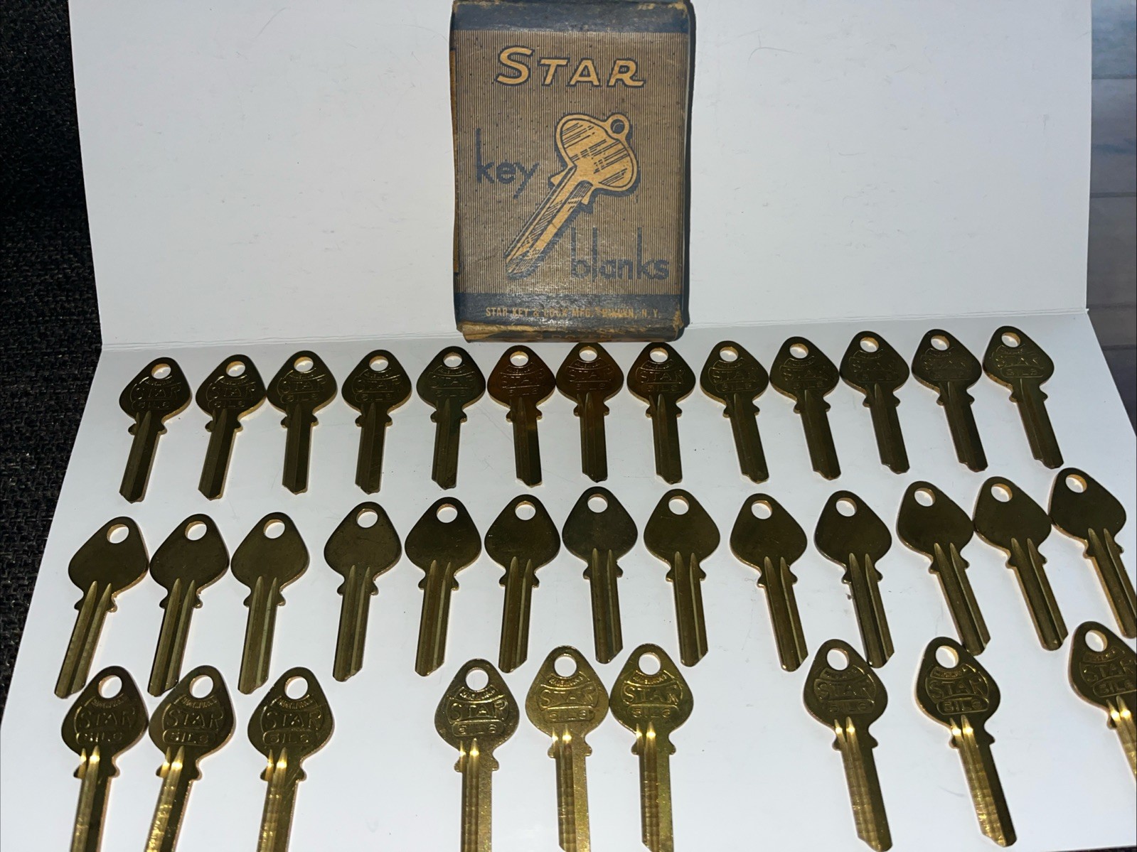 STAR Key Blanks 5IL6 USA Lot Of 35 / 1 3/4”