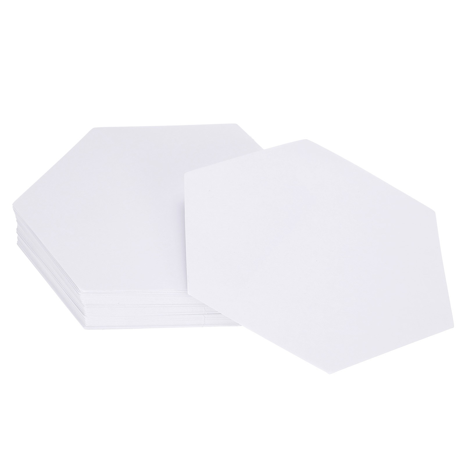 100pcs Hexagon 2-Inch Paper Piecing Paper, English Paper Quilting Template