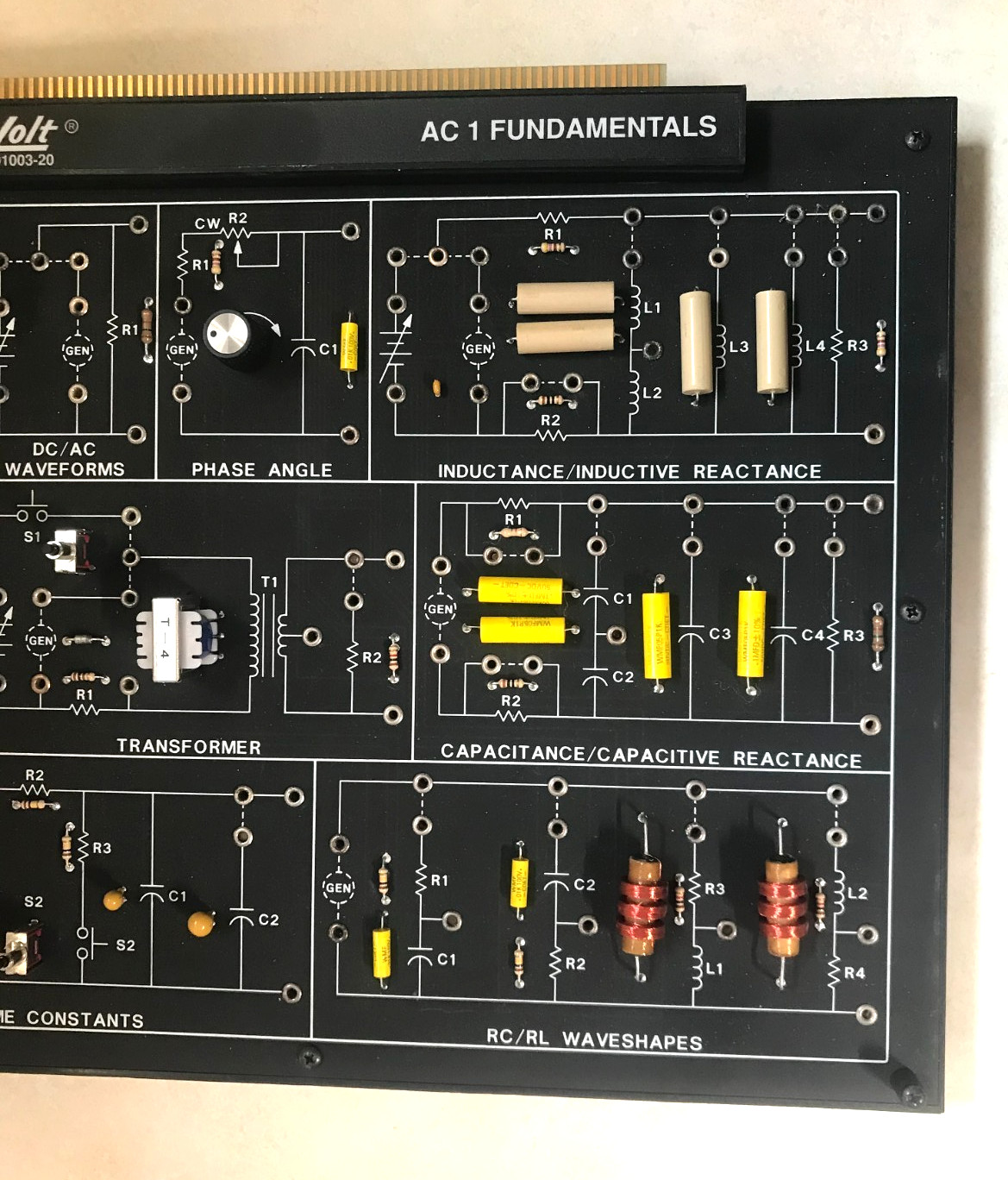 LAB-VOLT 91003-20 AC Fundamentals 1 Device Board