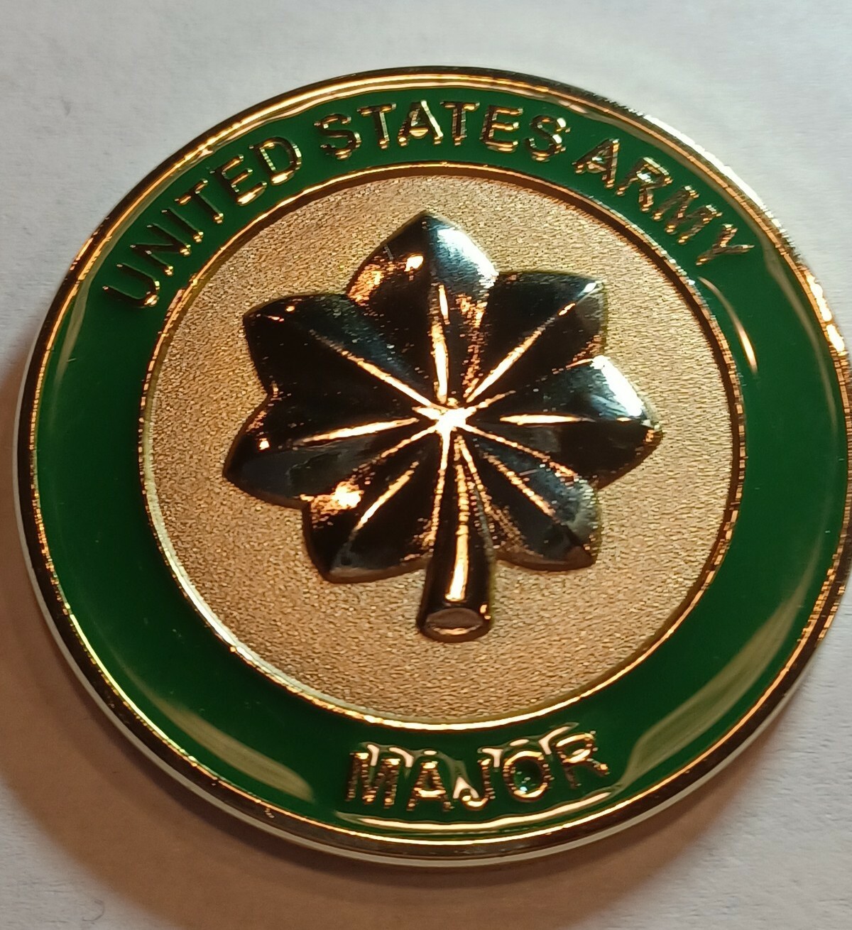 United States US Army MAJOR Engravable Challenge Coin