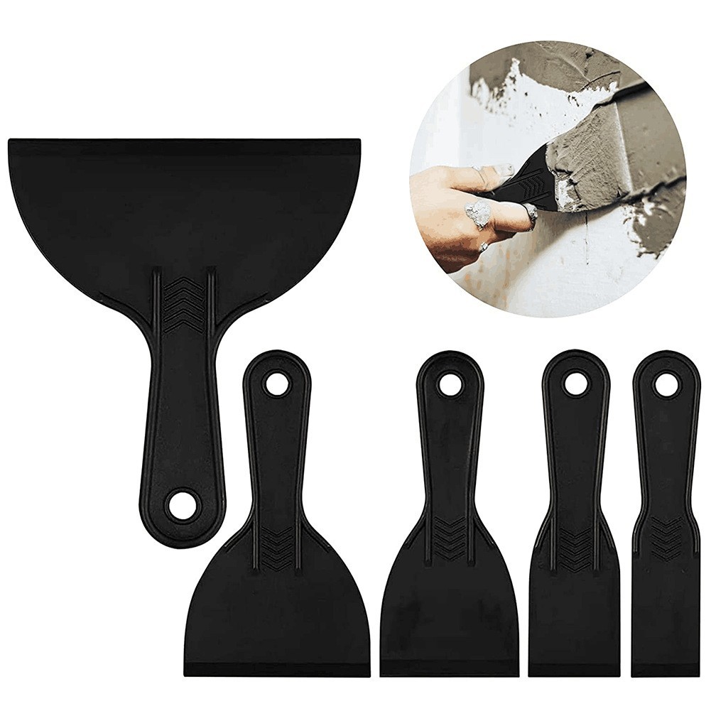 Multi Purpose Plastic Putty Cutters for Smoothing Surfaces and Filling Holes