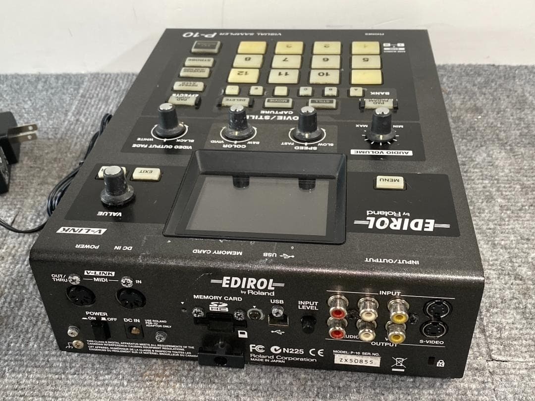 Roland P-10 Visual Sampler Video Presenter Test Completed Used Good Condition