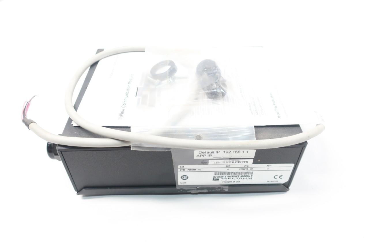 Spectrum 2706-PENETM-SC Inview Ethernet Module Ser A