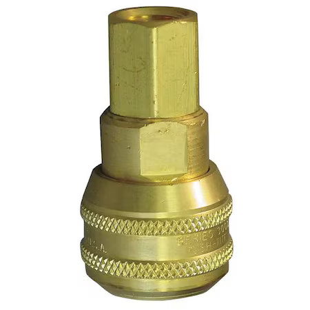 Weatherhead 5200 Coupler Body, (F)Npt, 1/2, Brass