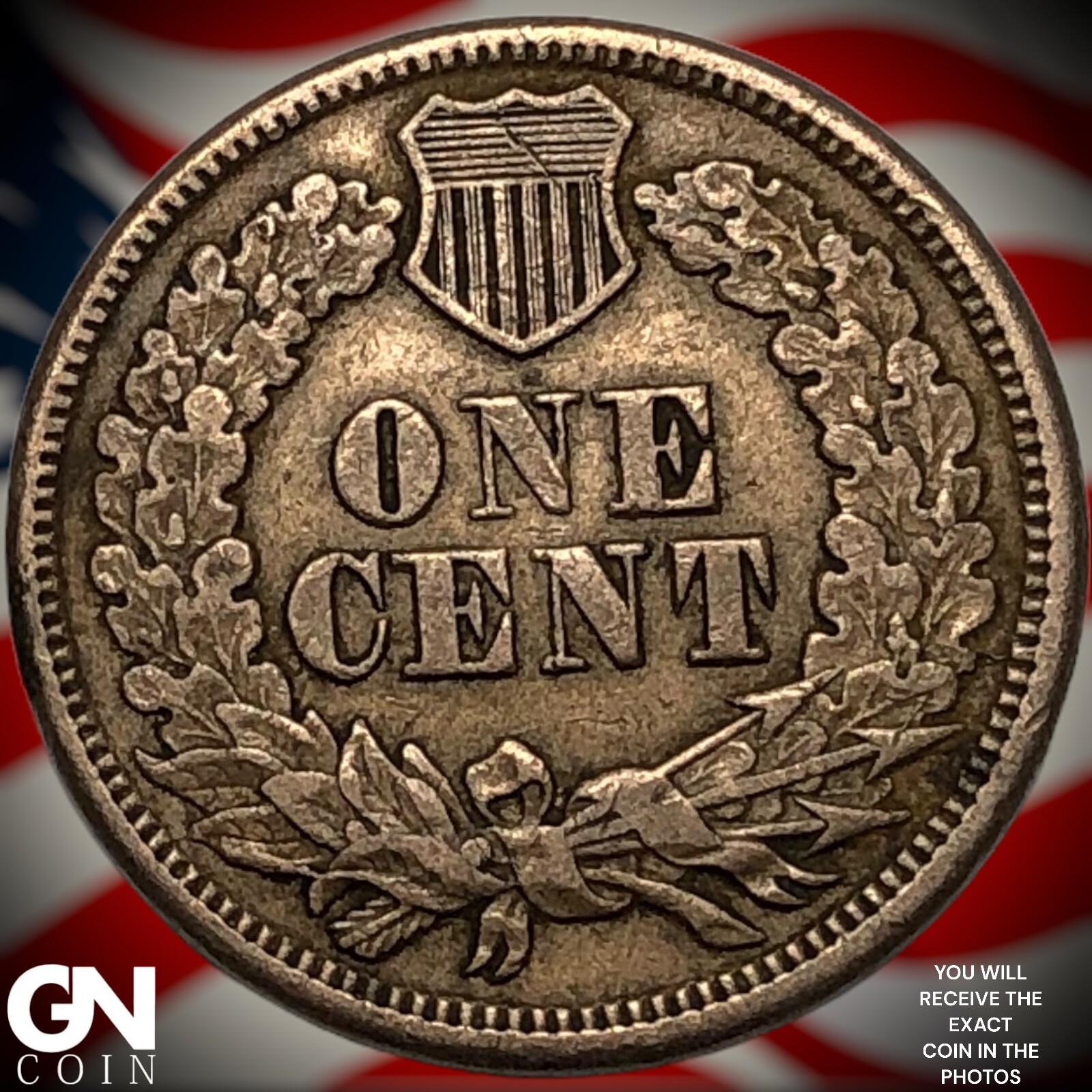 1863 Indian Head Cent Penny Y5601
