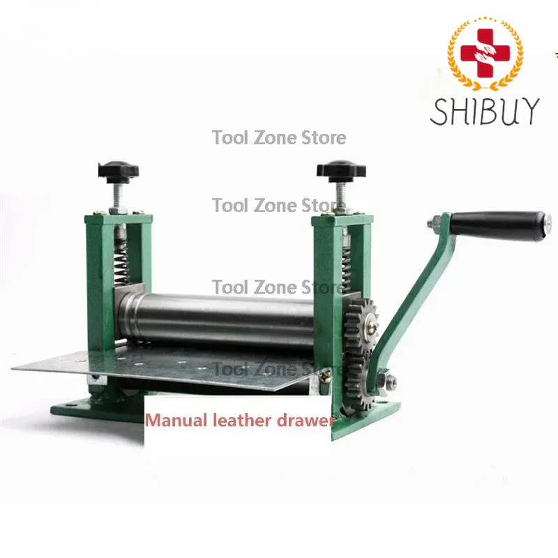 Mini Hand Operated Leather Stripper Sub-layer Spreading Processing Device
