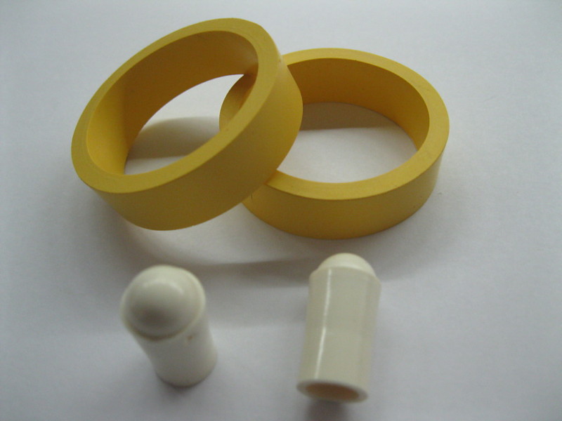 2 YELLOW FLIPPER RUBBER RINGS PREMIUM 1-1/2" x 1/2" w/ 2 FREE White Tips