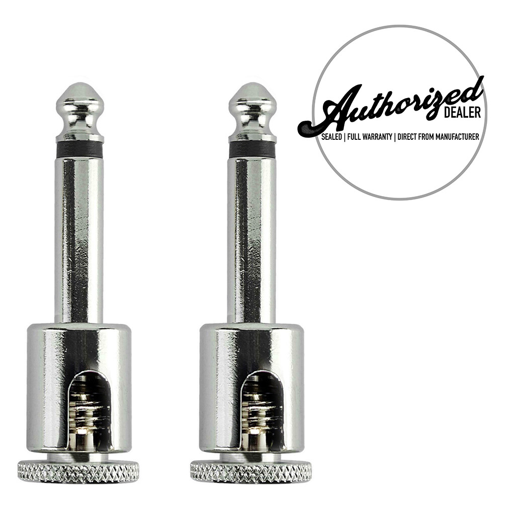 (2 Plug Pack) George L's .225 Right Angle Instrument Solderless Cable Plugs