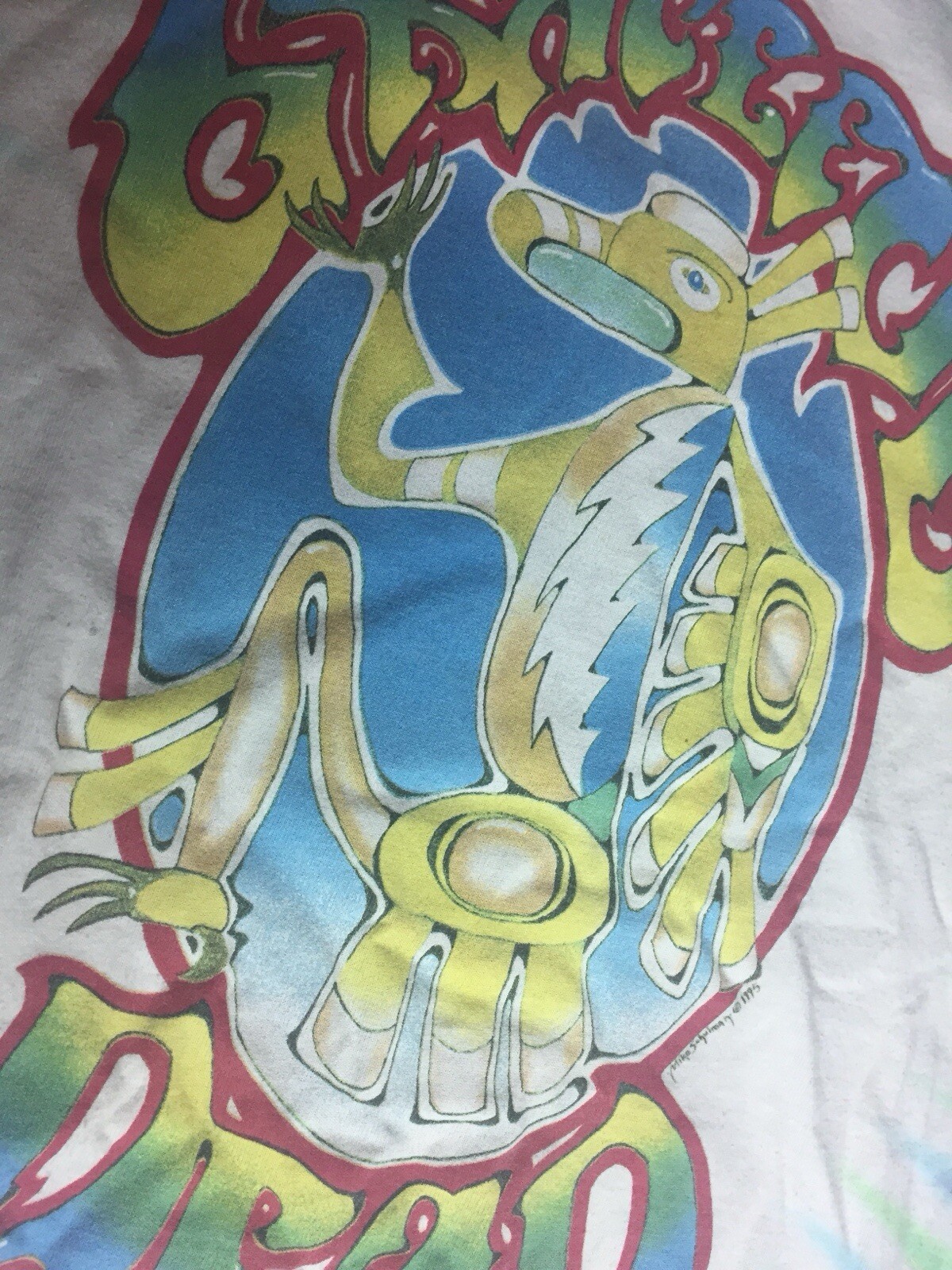 Vintage 1995 Grateful Dead Your Shirt Seattle Portland Rare GDM - Size Large
