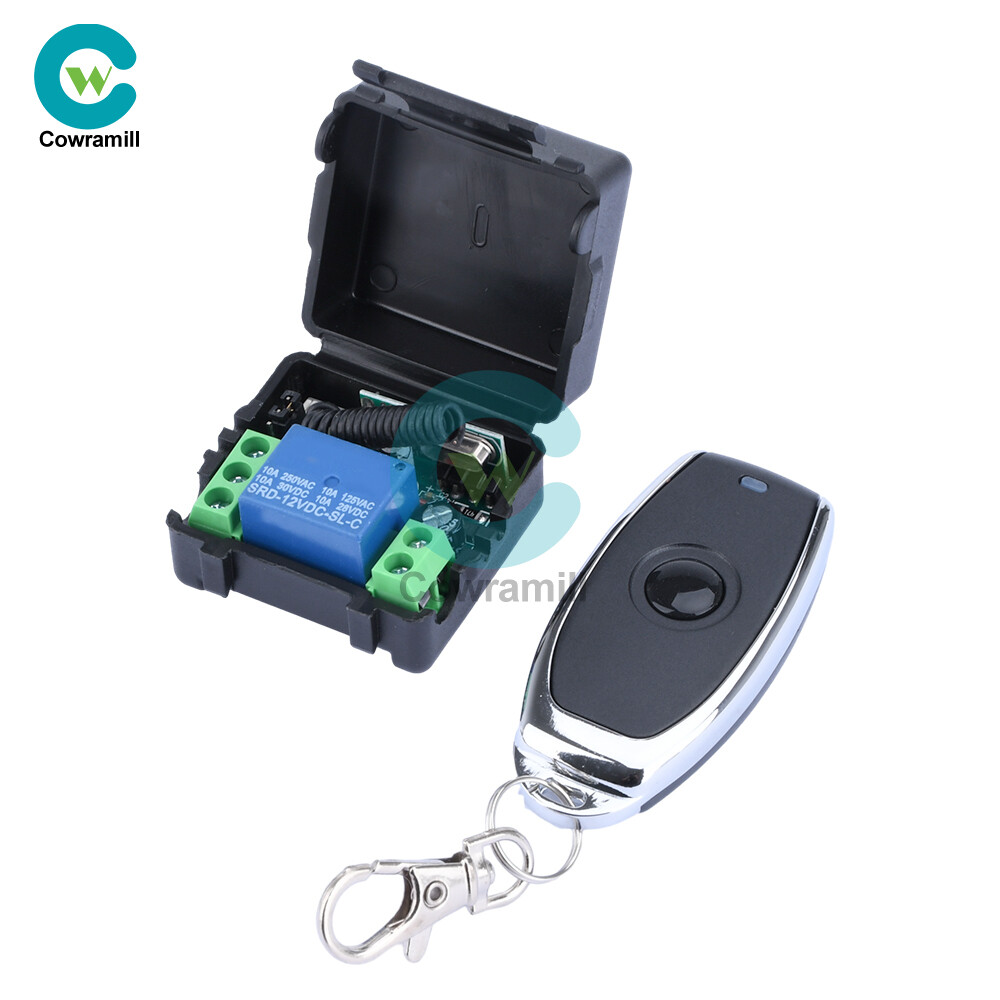 Wireless 433mhz Remote Control Switch DC12V 10A 1/2CH Relay Receiver Transmitter