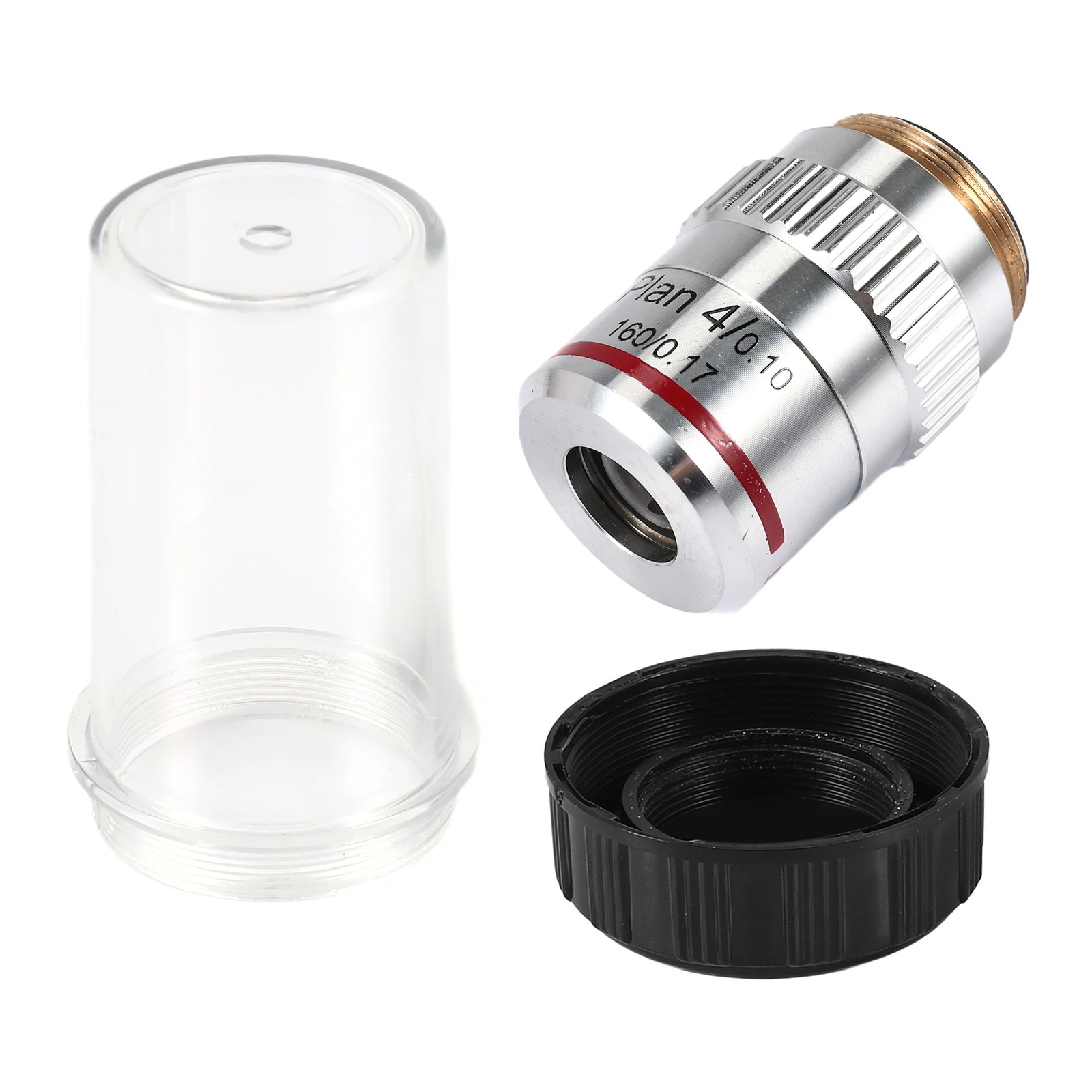 Microscope Plan Achromatic Objective Lens 4X Biological Metallurgical2158
