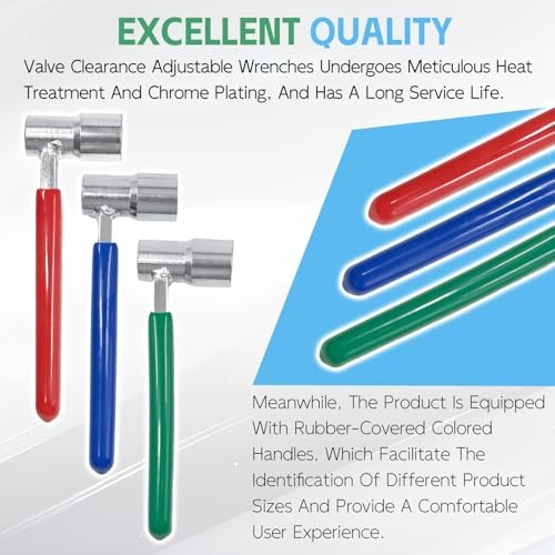 2218 Small Engine Valve Tappet Adjusting Tool 6 Piece Set, Valve Clearance