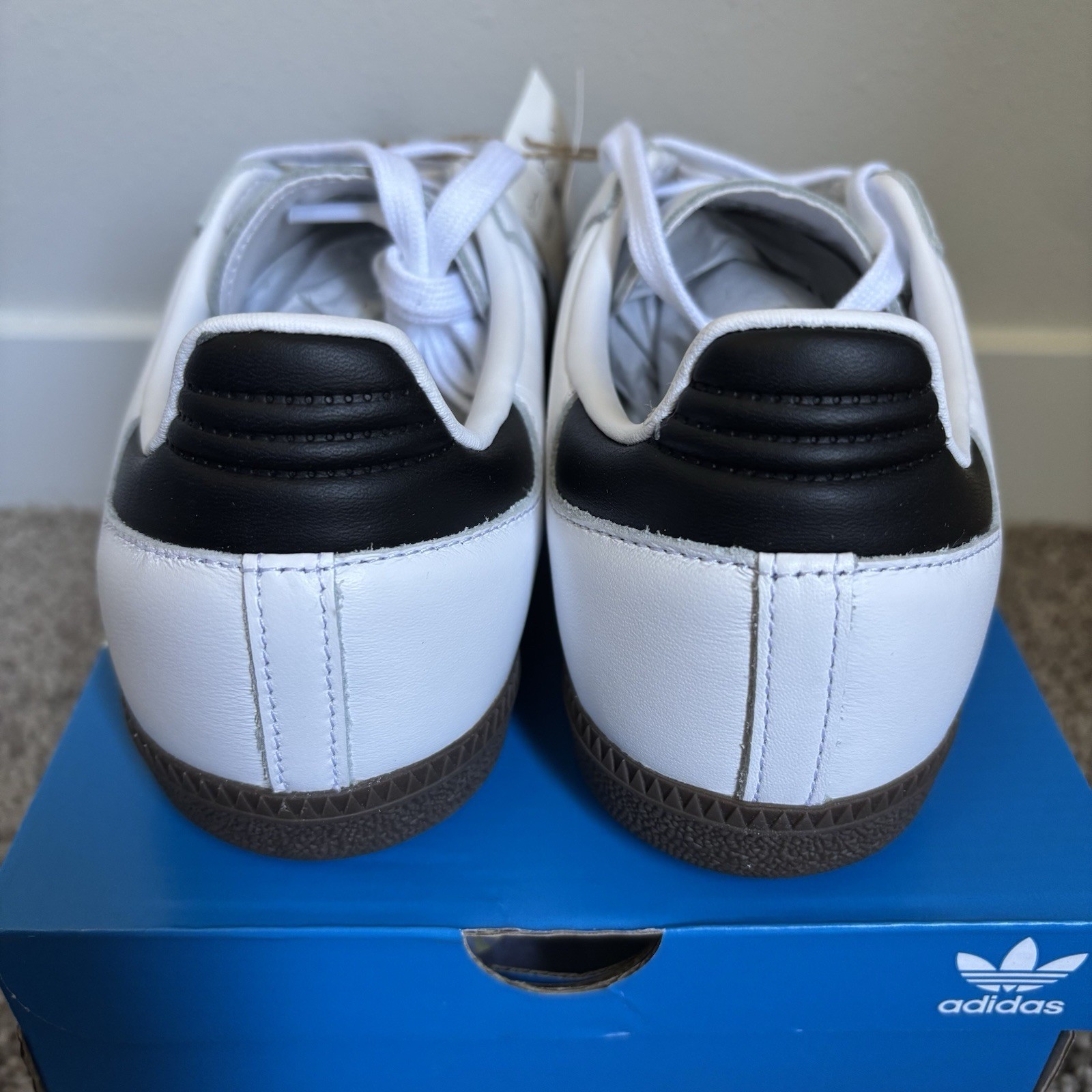Adidas Samba OG W White Black IG9030 Size 7.5 New Authentic