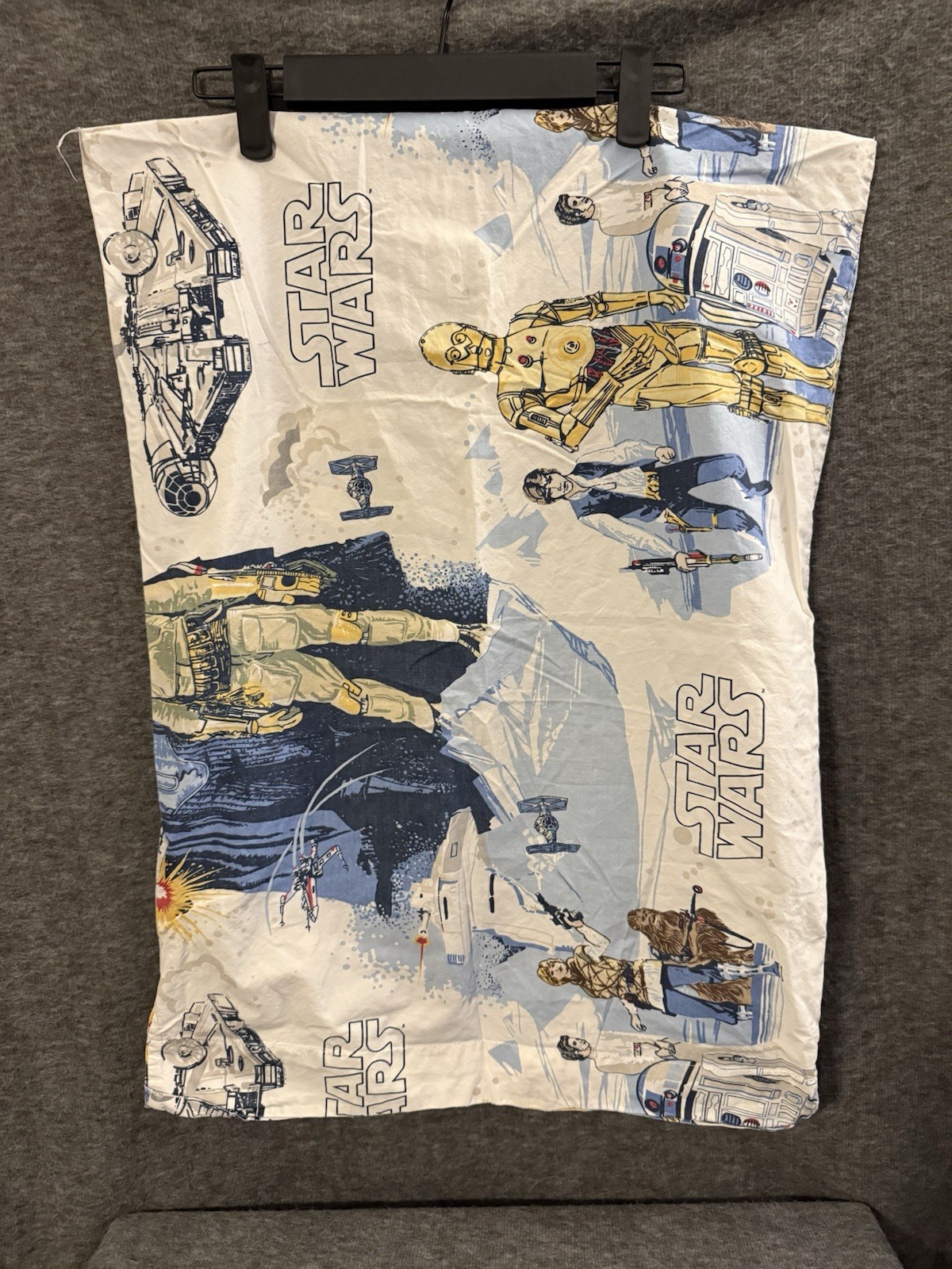Pottery Barn Kids Star Wars Empire Strikes Back Cotton Pillowcase Standard Size