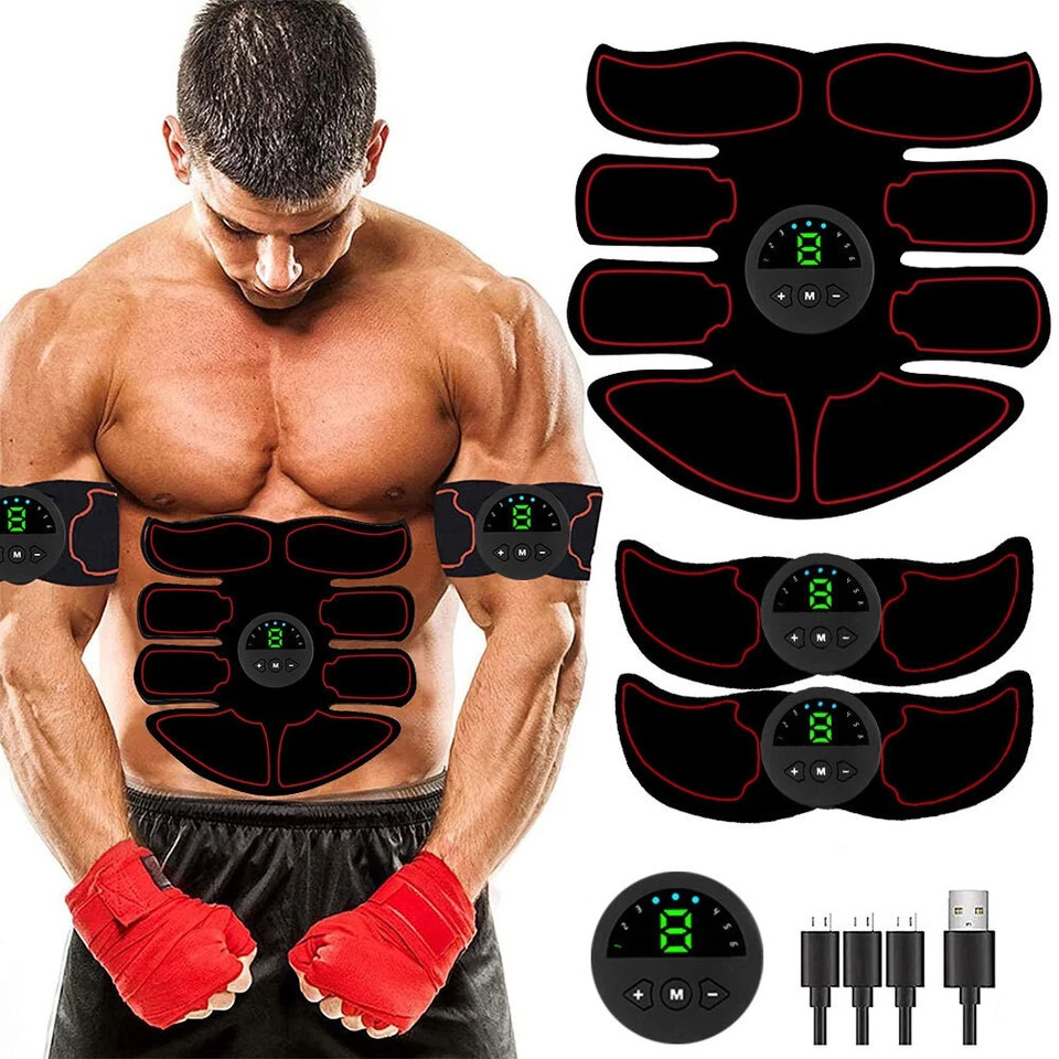 New 2026 Upgraded Rechargeable - Ultimate Abdomen Muscle Exercise ABS Stimulator