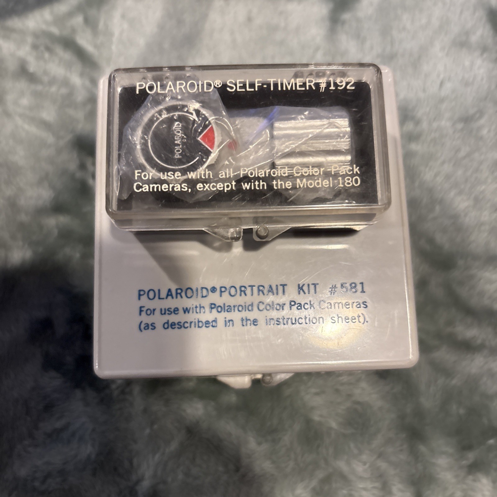 Polaroid Self Timer #192 And Portrait Attachment 581