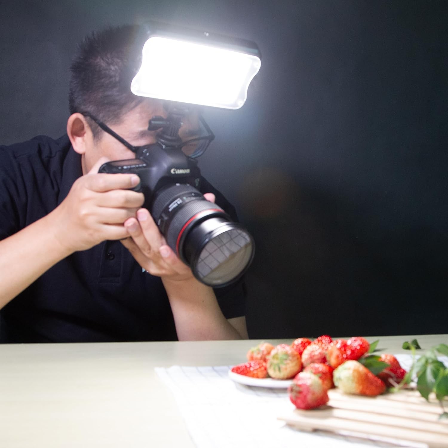 VILTROX VL-162T CRI95+ LED Video Light, Portable Camera Photo Light Panel Dim...