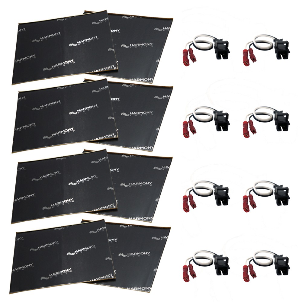 Fits Chevy S10 Blazer 95-97 Factory Speaker Replacement Harness w/ Dampening Kit