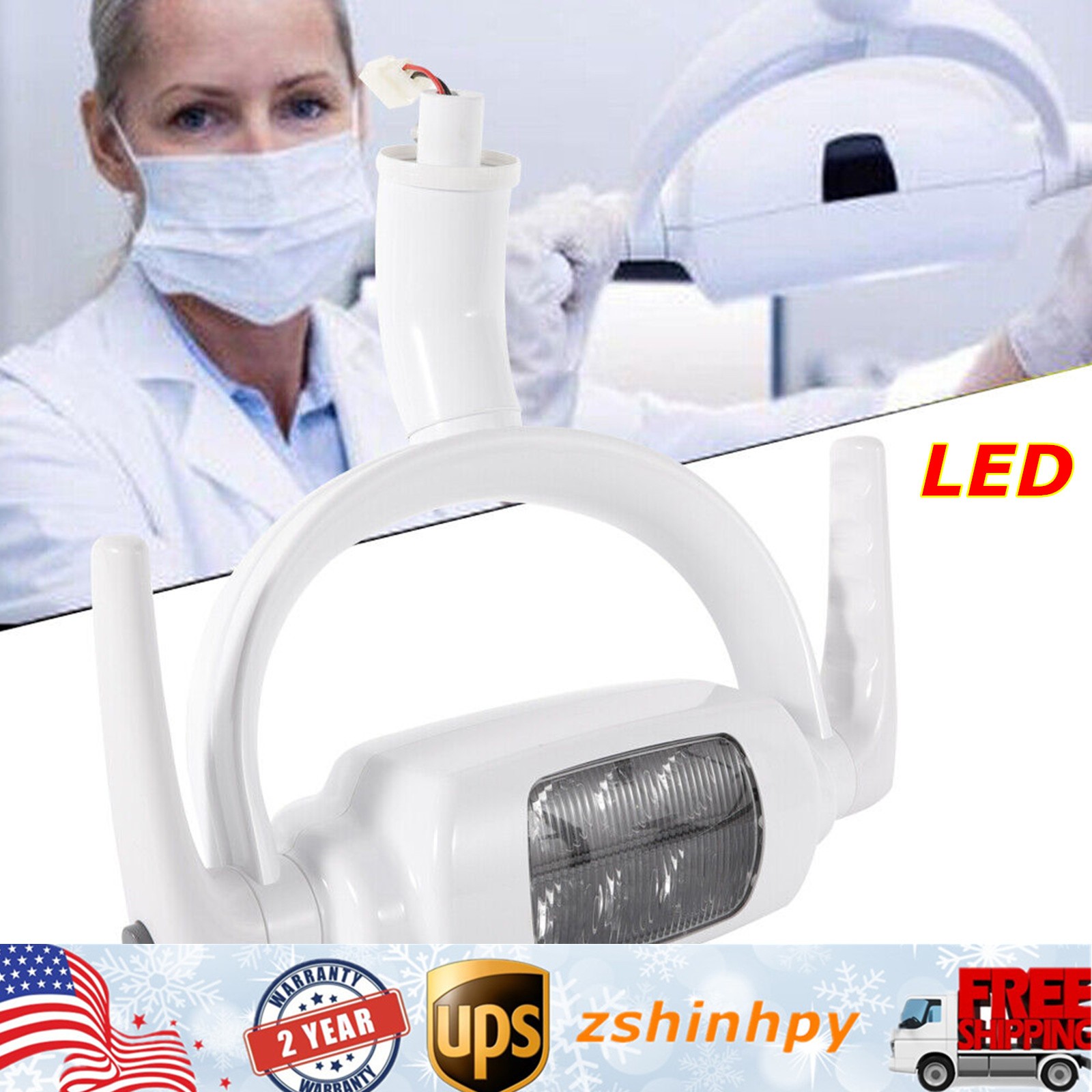 6 LED Dental Oral Light Operating Lamp Induction For Dental Unit Chair Tool NEW