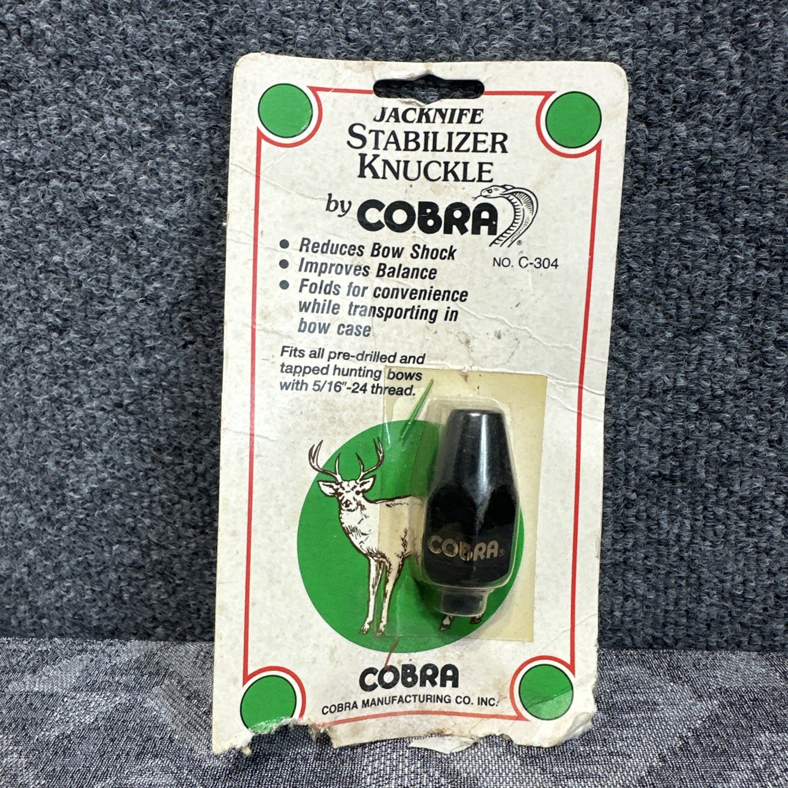 Cobra Archery Jacknife Stabilizer Knuckle C-304
