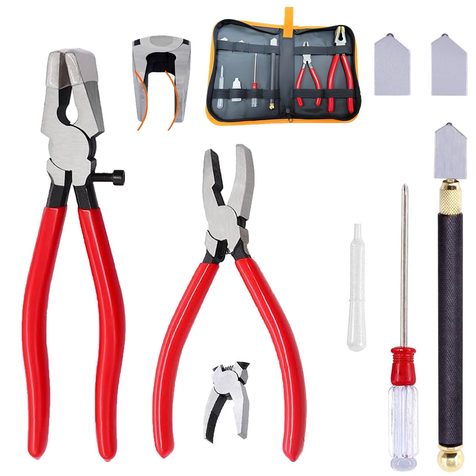 Glass Cutters Tools Set Glass Cutting Tool kit Glass Cutter Glass Running Pli...