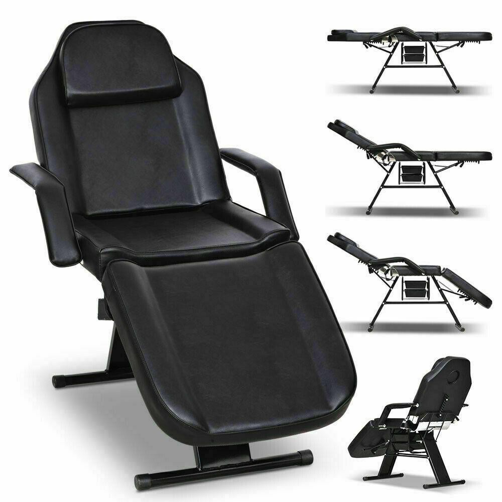 Adjustable Massage Table Bed Chair w/2 Drawers Beauty Spa Tattoo Salon